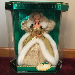 happy holidays barbie 1994